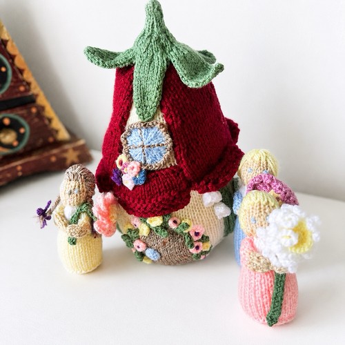 Hand knitted fairy - fairy, soft