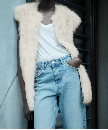 Zara women sand - zara, fur