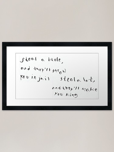 Bob dylan quote framed - bob,