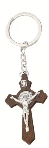 Solid wood crucifix jesus - wood,