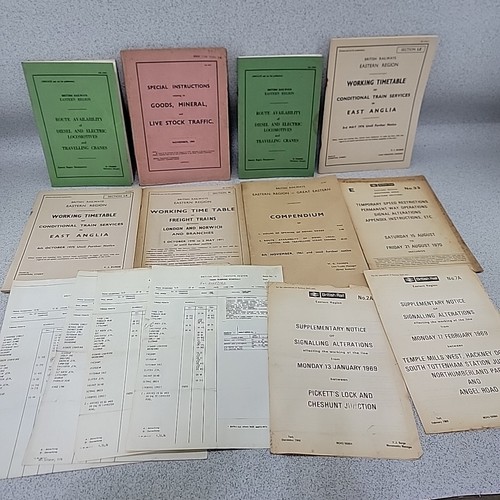 Job lot vintage railway - lot,
