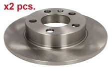 X2 PCS REAR BRAKE DISC ROTORS