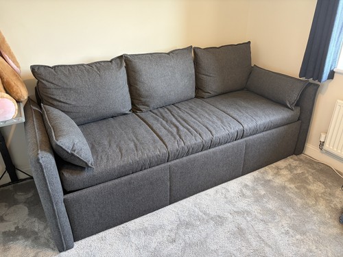 Emma sleep grey seater sofa - emma, 3