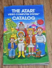 ATARI Games Console CATALOG of Program cartridges Video Computer System 1980