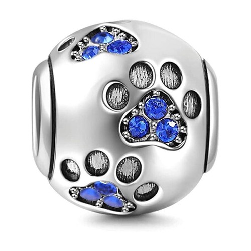 Blue paw print - paw, dog
