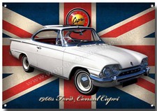 CONSUL CAPRI METAL SIGN,CLASSIC CARS,1960'S CARS.ICONIC VINTAGE CARS.