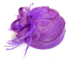 Sinamay Fascinator Pillbox Hat