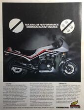 HONDA CBX750F ORIGINAL 1984 COLOUR ADVERTISEMENT 27cm x 20cm