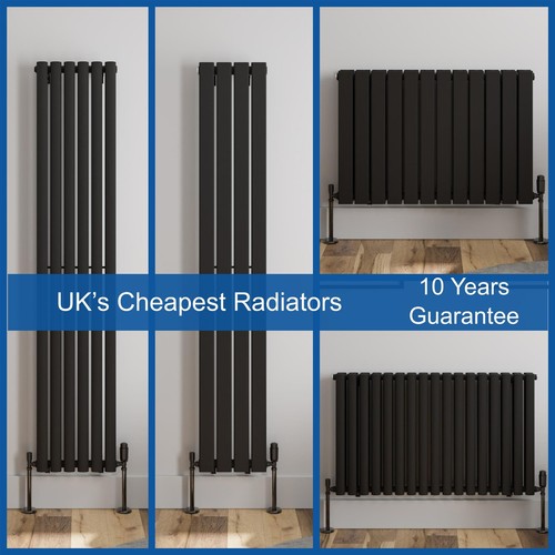 Black designer radiator - designer,