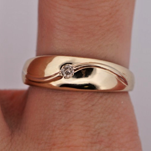 Men 10k yellow gold 06ct - men's,
