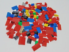 JOB LOT BUNDLE COLLECTION VINTAGE MIXED LEGO BUILDING ROOF TILE  (136) EXC