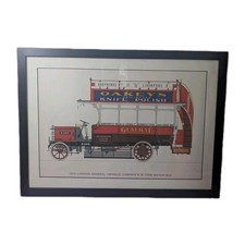 Omnibus Company London General B Type Motor Bus Framed Print Oakley's BU14