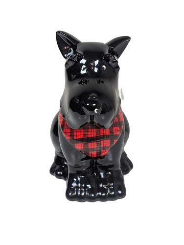 Black scottie dog - black,