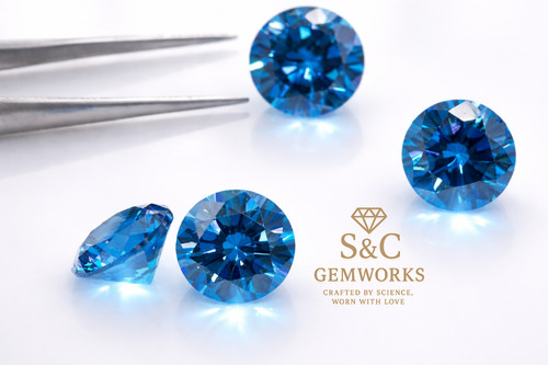 Sapphire blue brilliant - blue, #30