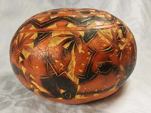 Large hand carved peruvian - hand,