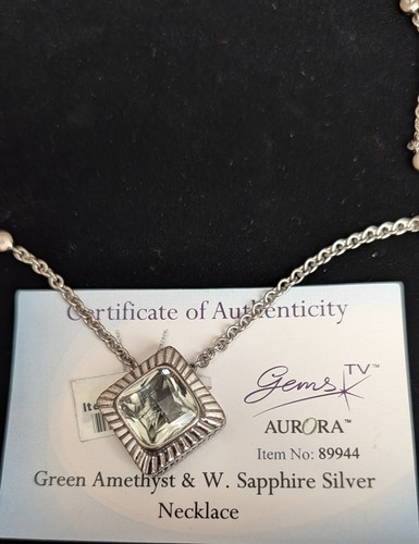Green amethyst sapphire - green, &