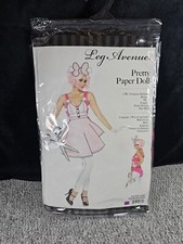 Leg Avenue Fancy Dress Costume Size XS NEW Pretty Paper Doll Halloween