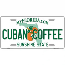 Cuban coffee florida metal - cuban,
