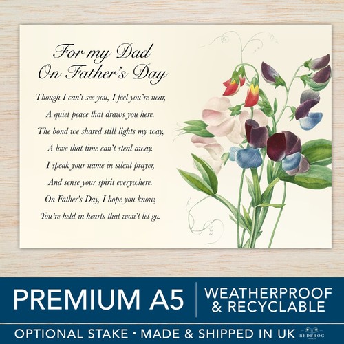 Dad fathers day memorial grave - fathers,