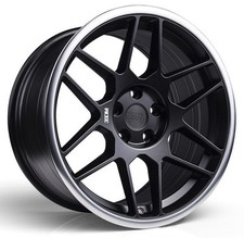 Alloy Wheels 18" 3SDM 0.09-SF Black Polished Lip For VW Golf R32 [Mk4] 02-04