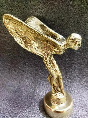 Hood ornament brass fits rolls - ornament,