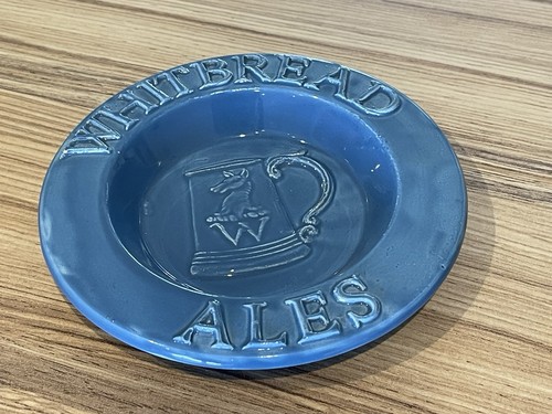 Vintage blue ceramic - vintage, whitbread