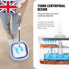 VickHome 360° Turbo Spin Mop