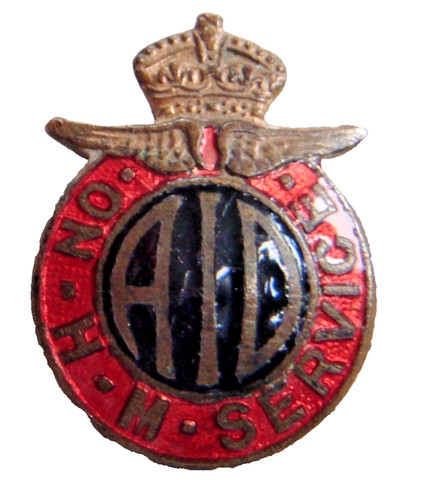 Ww2 badge service aid - ww2, "on