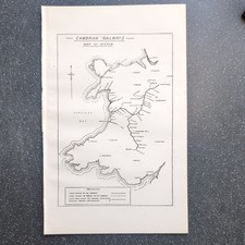 Original 1918 Railway Map of