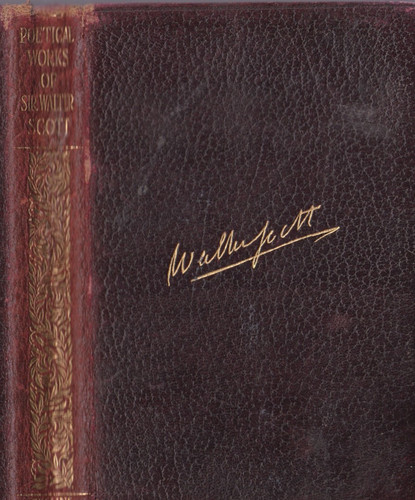 Poetical works sir walter - of,