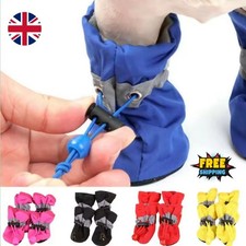 4pcs Waterproof Dog Shoes