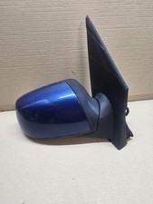 06-08 Mk6 Ford Fiesta O/s Drivers Door Mirror Wing Mirror Ocean Blue Powerfold 