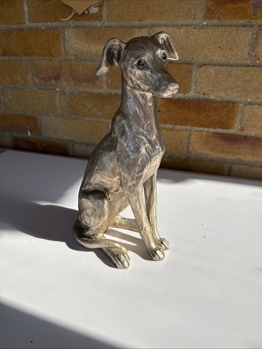 Sitting greyhound ornament - sitting,