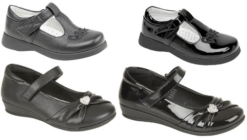 Girls school mary jane bar - t,