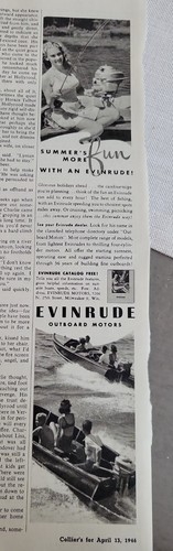 1946 evinrude outboard - 1946, boat