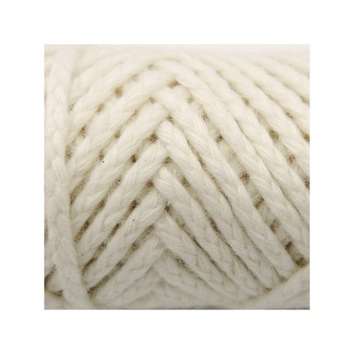 Beeswax flat braid candle - flat,