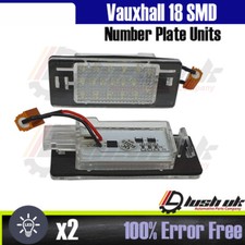 2 x 18 LED License Number Plate Light Units Vauxhall Opel Vectra C MK2 Estate