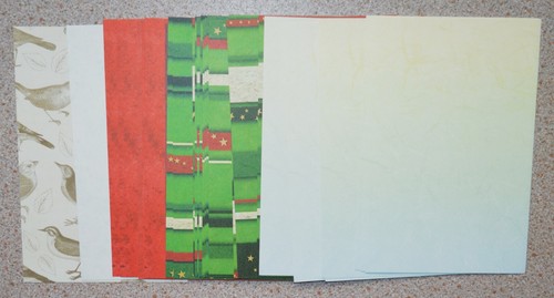 Asst patterned backing - x, a6