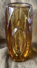Sklo Union Amber Bullet Vase
