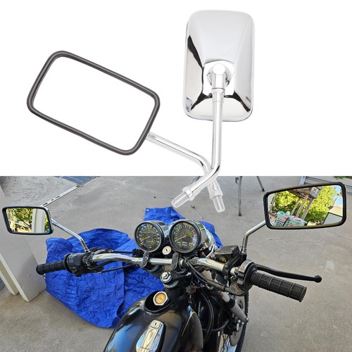Pair rectangle moto rearview - rectangle,
