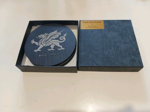 Welsh slate drinks coasters - coasters, in
