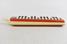 Pre-Loved Vintage HOHNER Melodica Alto Harmonica Instrument In Red/Beige Unboxed