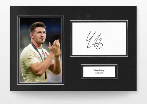Tom curry signed 12x8 photo - tom,
