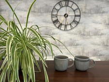 Pair of Large Grey Stoneware