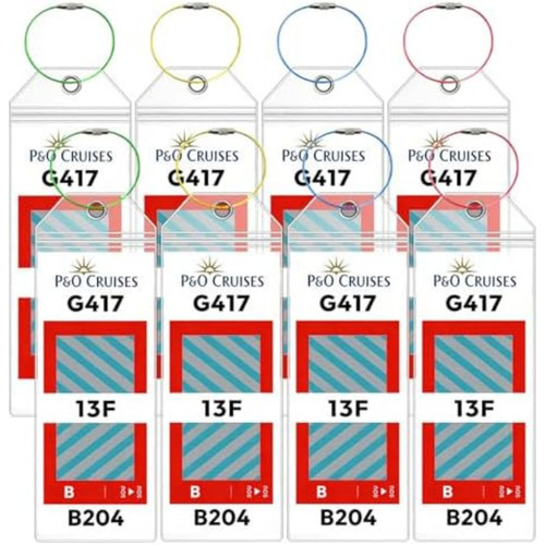 New premium luggage tag - new, p&o