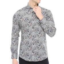 Xact Mens Paisley Shirt Slim