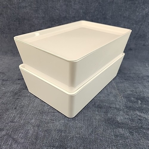 Ikea kuggis white stackable - kuggis,