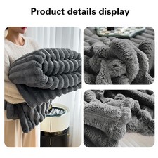 Luxury Blanket Chunky Rib