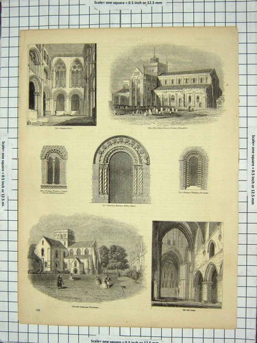 Old antique print - old,