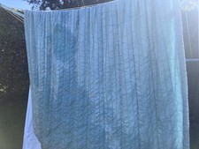 VINTAGE LAURA ASHLEY BEDSPREAD DUCK EGG  BLUE/TEAL **KING SIZE**